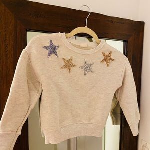 Zara Girls Star Sweatshirt